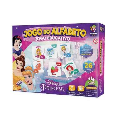 Imagem de Jogo do Alfabeto Didático Princesas Disney - Mimo