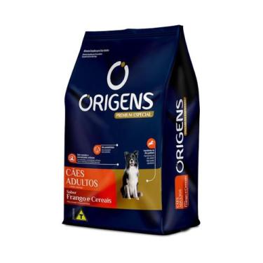 Imagem de Ração Origens Cães Adultos sabor Frango e Cereais 15 Kg
