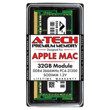 Imagem de Memória RAM A-Tech 32 GB DDR4 2666 MHz SO-DIMM para Apple Mac