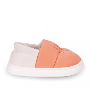Imagem de Pantufa Feminina Forrada Zariff 803360, Laranja, 37/38