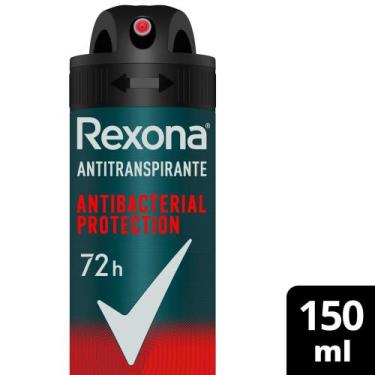 Imagem de Desodorante Aerosol Rexona Antibacterial Protection Masculino 72h 150m