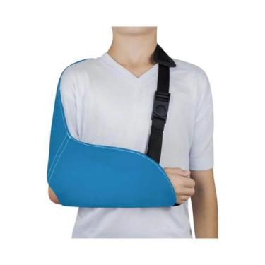 Imagem de Tipoia Estabilizadora Estofada Bilateral Velpeau PP - Mercur, azul