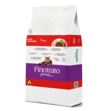 Imagem de Ração Finotrato Prime Frango Gatos Castrados 10,1kg
