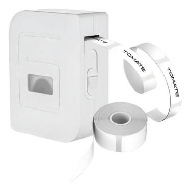 Imagem de Impressora Térmica Bluetooth Mini Etiquetas Adesiva Portá. - Sem marca