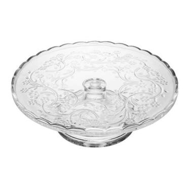 Imagem de Prato Para Bolo com pé 29X6CM Daisy Cristal Ecológico - Wolff