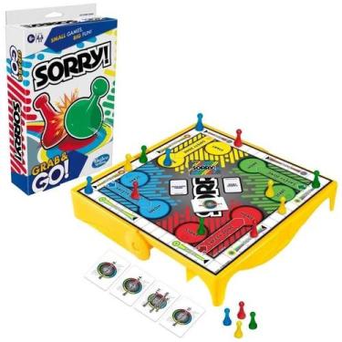 Imagem de Jogo de Tabuleiro Sorry Clássico Grab Go Hasbro F8258