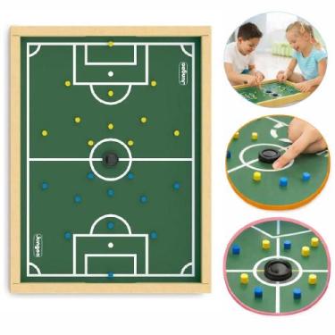 Imagem de Futebol de Mesa Dedobol Peteleco em MDF 40x30 - Junges