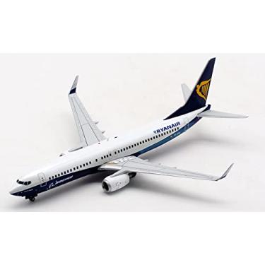 Imagem de JC Wings Ryanair para Boeing House Cor B737-800 EI-DCL 1:200 Diecast Modelo pré-construído para aeronaves