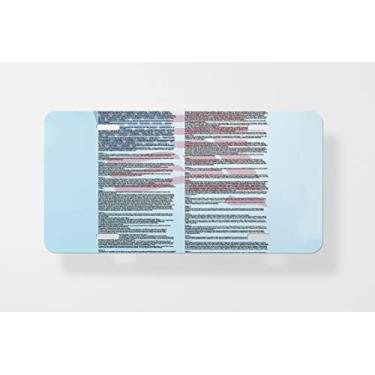 Imagem de Us Constitution Capa para placa de licença para pôster - Novidade capa para placa de carro - Capa de moldura para placa de carro 15 x 30 cm