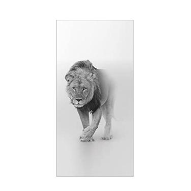 Imagem de WSWJDW Filme para janela fosco Privacidade Sem cola Estática Adesivo de transferência de calor de vinil para filme de vidro de banheiro Filme de vidro manchado decorativo, estilo 5