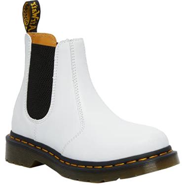 Imagem de Dr. Martens Bota feminina Chelsea 2976, Branco Softy T, 5