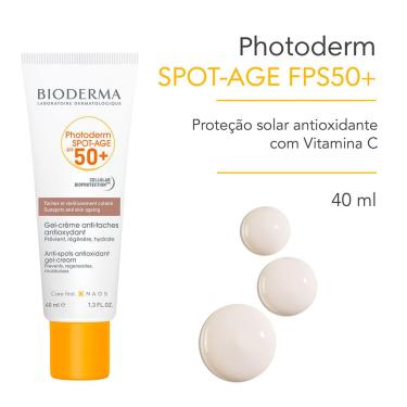 Imagem de Protetor Solar Facial Bioderma Photoderm Spot Age FPS 50+ com 40ml 40ml