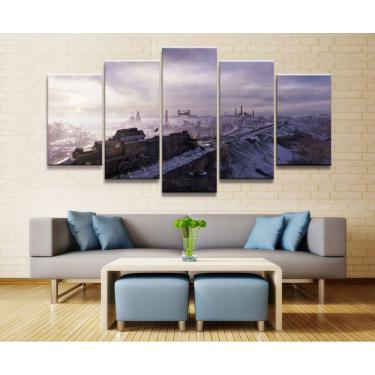 Imagem de Quadro Decorativos Jogos Walpaper com 5 peças 130x65 8