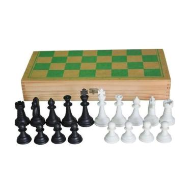 Imagem de Brinquedos Educativos - Jogo Xadrez Oficial Com Estojo