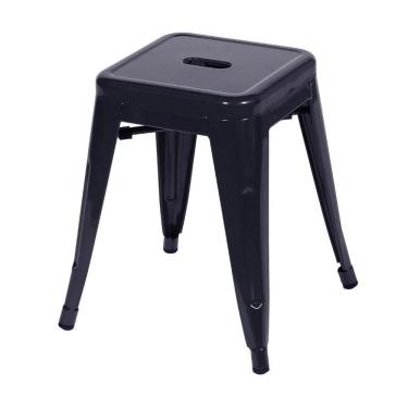 Imagem de Banqueta Boxbit Titan Tolix Em Aço Com Pintura Epoxi Preta