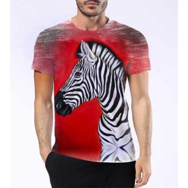 Imagem de Camisa Camiseta Zebra Animal África Preto E Branco Hd 10 - Estilo Krak