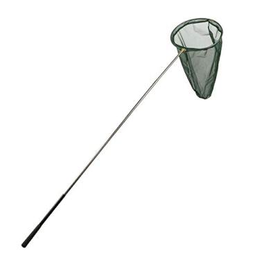 Imagem de RESTCLOUD Professional Insect and Butterfly Net with 14" Ring, 26" Net Depth, 59" Telescopic Handle Full Extends to 73" Stainless Lockable (73" Long, Green)