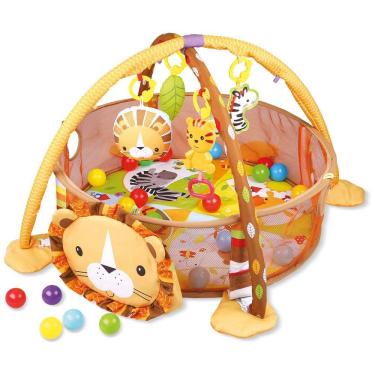 Imagem de Tapete Piscina de Bolinhas Baby Style Leão