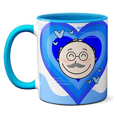 Imagem de Caneca Dia Dos Avós Presente Vovô Te Amo Muito Vô (Azul)