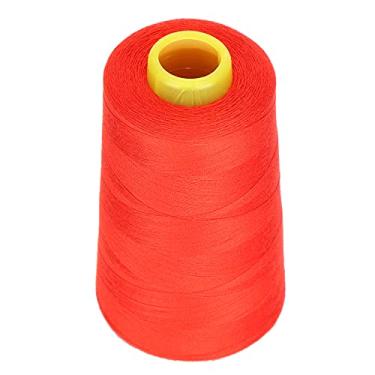 Imagem de 402 Linha de Costura de Poliéster 3000 Jardas, 1 Pacote de Linha de Costura Manual Multiuso - Branco - para Várias Máquinas de Costura, Artesanato DIY Trabalho Manual (Vermelho)