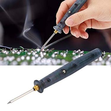 Imagem de Ferro de solda de temperatura ajustável, ferro de solda USB ABS 450-480 ℃ ponta pontiaguda aquecimento elétrico 8 W reparo de eletrodomésticos para placa de circuito de soldagem