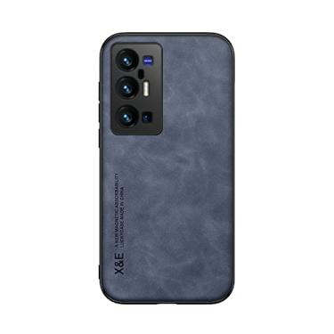 Imagem de Kepuch Silklike Capa para Vivo X70 Pro+ - Case Placa de Metal Embutida para Vivo X70 Pro+ - Azul