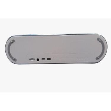 Imagem de Caixa De Som Bluetooth Branco/Prata Maketech Bts15