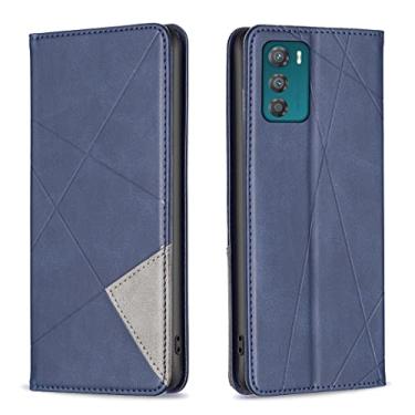 Imagem de HONGYAN Capa de telefone Para Motorola Moto G42 4G Prismatic Invisible Magnetic Leather Telefone Capa protetora