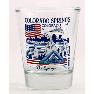 Imagem de Colorado Springs Colorado Coleção Great American Cities Copo de shot