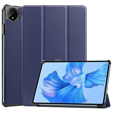 Imagem de Kepuch Custer Capas para Huawei MatePad Pro 11 2024 2022,Couro-PU Bolsas Estojos - Azul