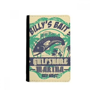 Imagem de Porta-passaporte Tropical Fish Coconut Notecase Burse capa carteira porta-cartão, Multicolor