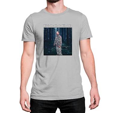 Imagem de Camiseta T-Shirt Meme Zueira Edward Cullen Cor:Cinza;Tamanho:P
