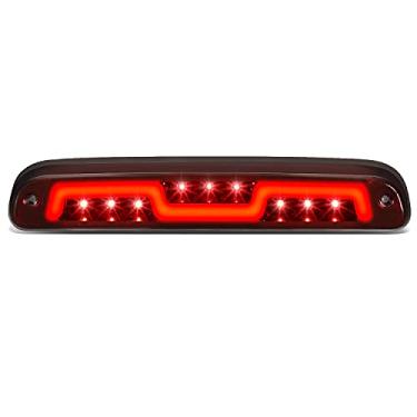 Imagem de NUVISION LIGHTING 3BL-ZTL-002-DR Super Bright LED 2 estágios sequencial terceiro freio luz compatível com 93-11 Ford Ranger / 99-16 F-250-550 SD, lentes vermelhas escuras