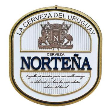 Imagem de Placa Relevo Nortena, Cerveja, Bar, Churraqueira, Decoração 29 Cm - Ta