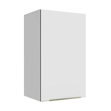 Imagem de Armário Aéreo Madesa Lux 40 cm 1 Porta - Branco/branco Veludo