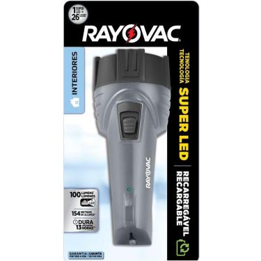 Imagem de Lanterna Recarregável Bivolt Super Led Big 100 Lumens - Rayovac Rayovac