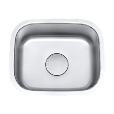 Imagem de Cuba De Embutir Aço Inox 1mm Escovado C106 45,7x38,1x17,8 Cm