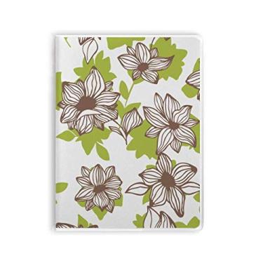 Imagem de Caderno de tinta de planta marrom claro, capa de chiclete, capa macia