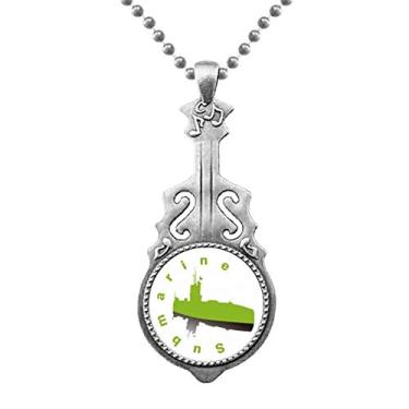 Imagem de OFFbb-USA Pingente submarino submerso oceano joia com pingente de música para guitarra