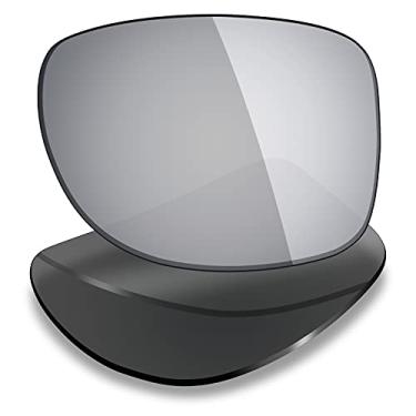 Imagem de Mryok Lentes de reposição polarizadas para óculos Oakley Gauge 8 L - Prata Titanium