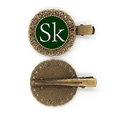 Imagem de Grampo de cabelo com símbolo da moeda Coruna eslovaca SKK grampo de cabelo