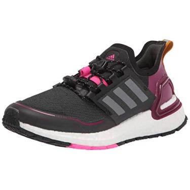 Imagem de adidas Ultraboost Cold.rdy Tênis de corrida masculino, Preto/ferro metálico/Power Berry, 34