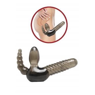 Imagem de Masturbador para Casal Strapless Strap-On with Anal Stimulator - Fetish Fantasy Series