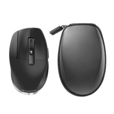 Imagem de Mouse 3D - Sem fio - 3Dconnexion CadMouse Wireless - Preto/Cinza - 3DX-700079 - (Canhoto)