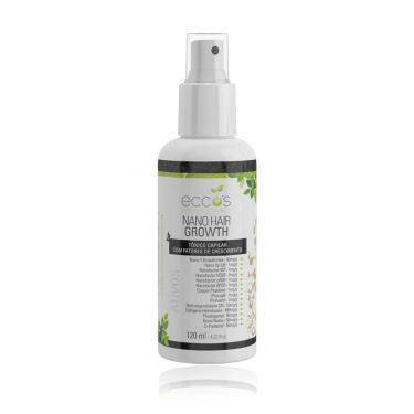 Imagem de Tônico Capilar Nano Hair Growth Eccos 120ml - Com Fatores de Crescimento