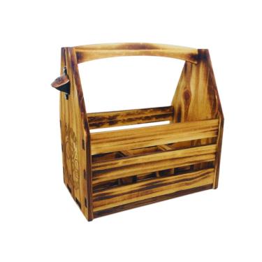 Imagem de Engradado de cerveja em madeira