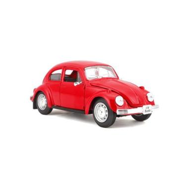 Imagem de Miniatura Volkswagen Beetle - Vermelho- 1:24 - Maisto