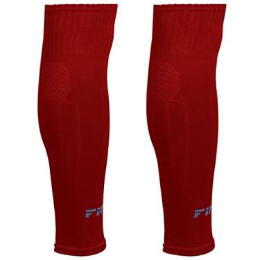 Imagem de Meião Cortado sem Pé Par de Canelito Pro Finta Original Cor:Vermelho