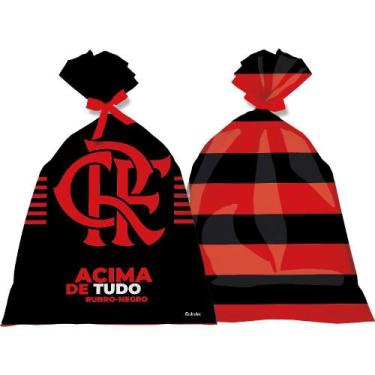 Imagem de 8 Sacolas Surpresa Lembrancinhas Flamengo Decoração Aniv - Festcolor