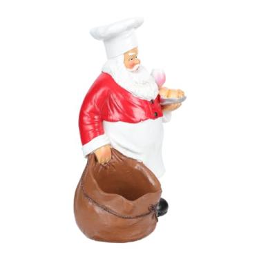 Imagem de PRETYZOOM 1Pc Rack De Vinho Papai Noel Brinquedo Casa Presentes Natividade Artesanato Doméstico Cálice Rack Vinho Titular Decoração De Natal Adorno Escultura Resina Mesa